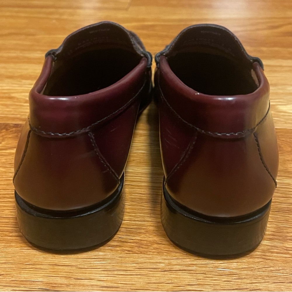 Ladies G.H. Bass Whitney Weejuns Penny Loafer, Dark Leather, Size 7 M - Picture 7 of 8